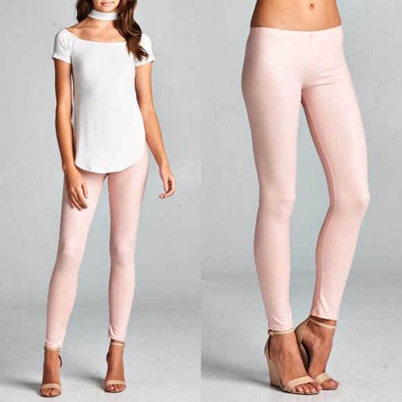 DEBORAH slick leggings - WHITE - Picture 2 of 5