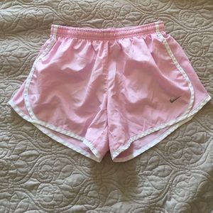 Pink Nike shorts!! Dri-fit. Size Youth Large