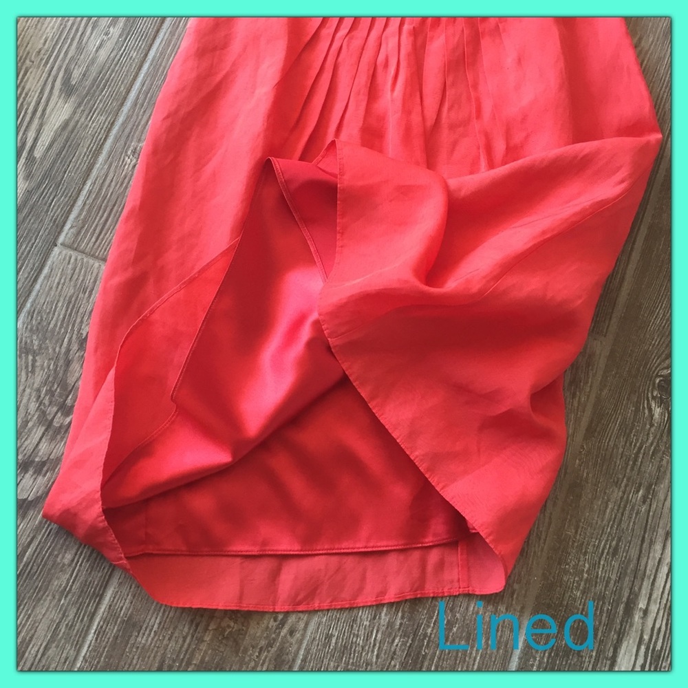 🍊Gorgeous ELIE TAHARI Blood Orange Linen blend - Picture 4 of 7