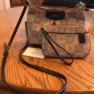 Coach purse and wristlet; open to offers