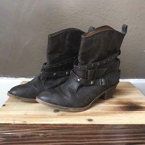 Deep Grey Ankle Bootie