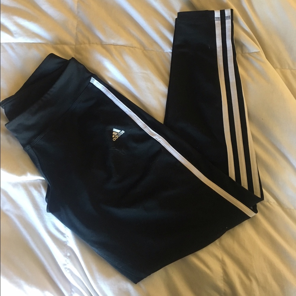 Adidas Stretchy 3 Stripe Legging - Medium