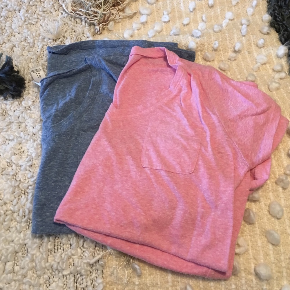 Two like new Motherhood maternity tees.