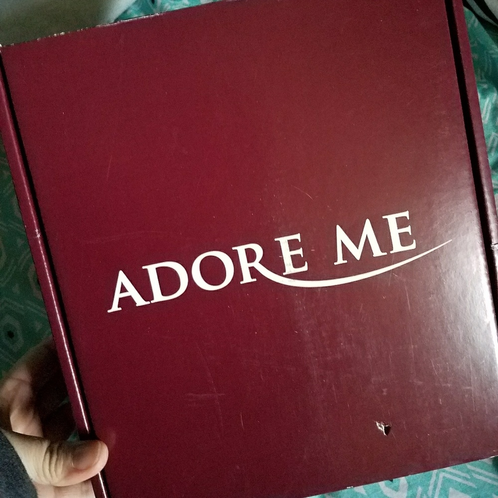 Adore Me bra and underwear set.