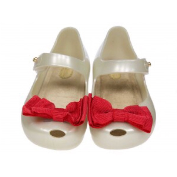 β€πMini Melissa Ultragirl W/ Red Bowβ€ - Picture 4 of 5