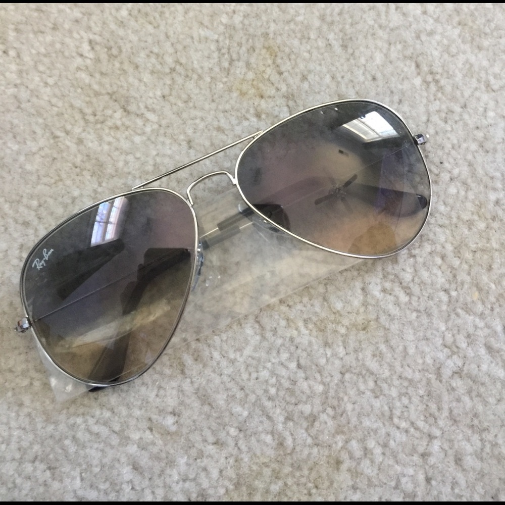Ray-Ban Silver Aviator Large Metal