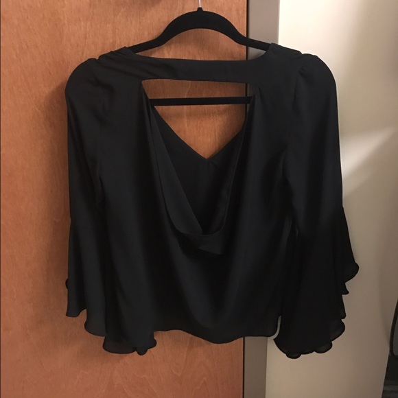 Zara black long sleeve shirt - Picture 2 of 3
