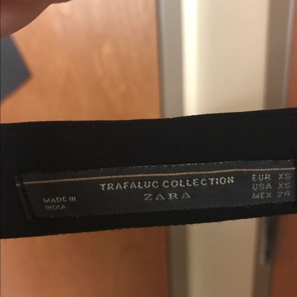 Zara black long sleeve shirt - Picture 3 of 3