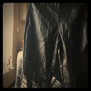 Vegan leather pants