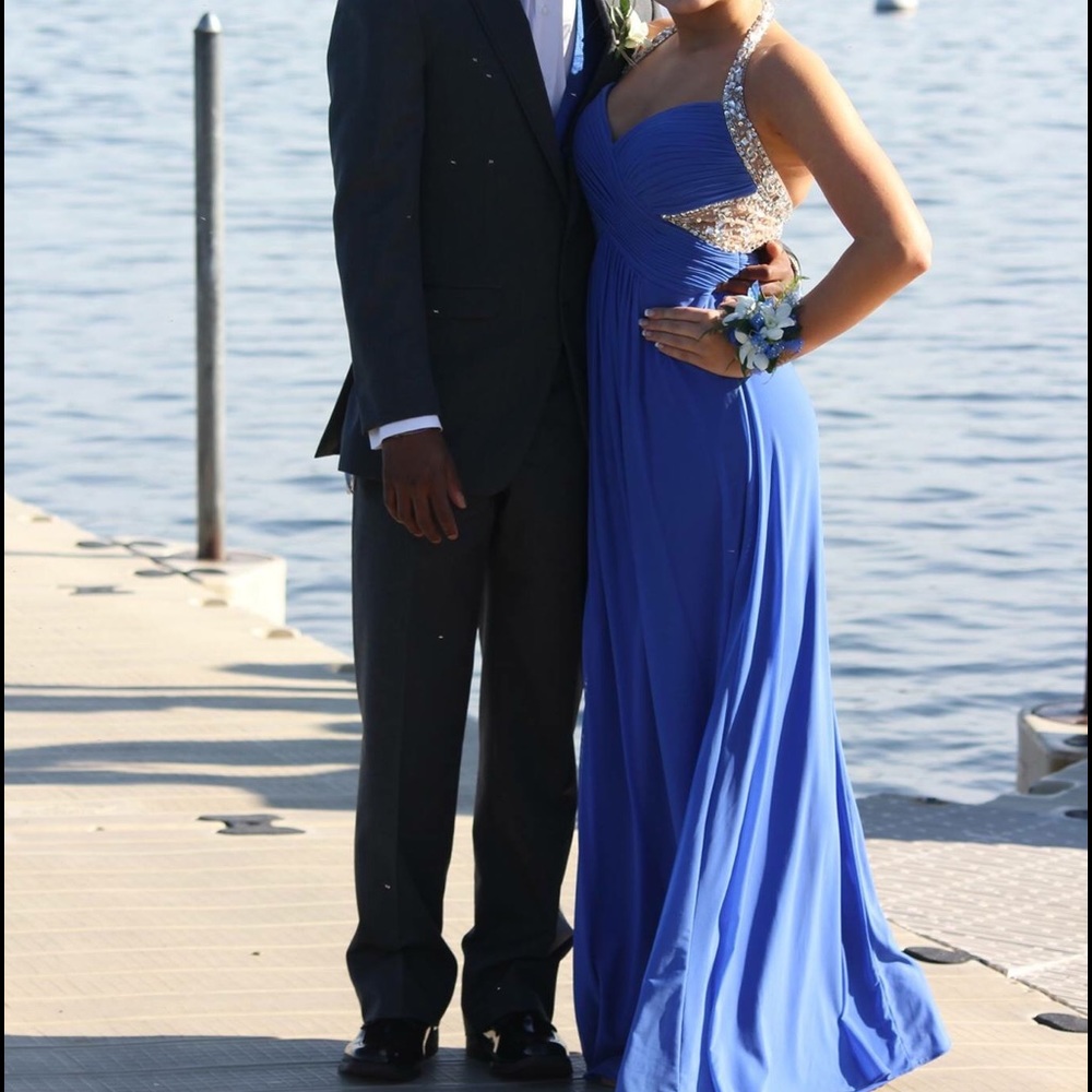 Royal Blue Size 8 Prom Dress