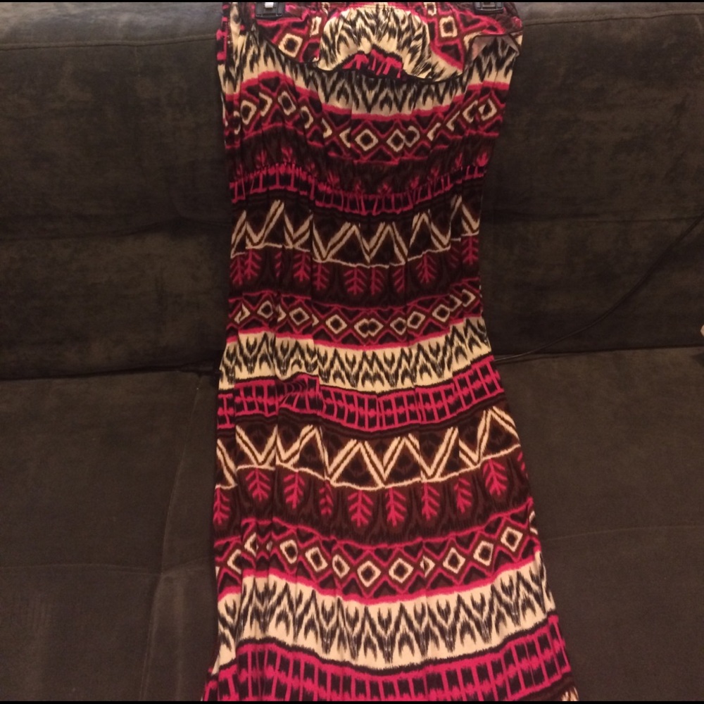 Tribal maxi dress