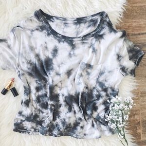 american eagle soft & sexy tie-dye top