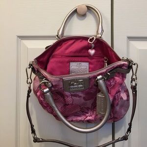 Pink Coach purse