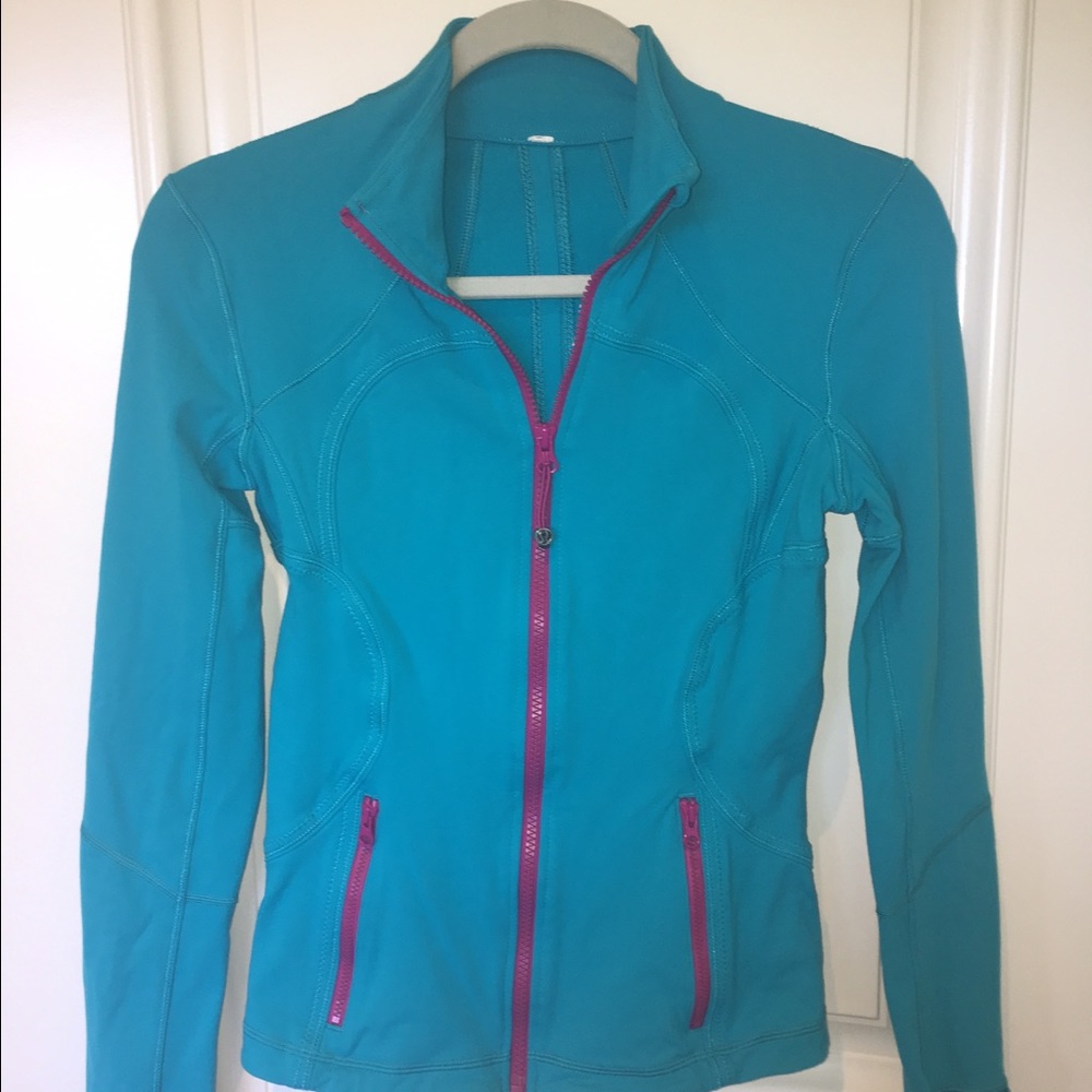 Lululemon Athletica  turquoise zip up jacket