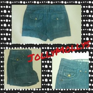 Denim shorts
