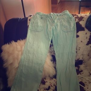 Miss Me cargo linen pants