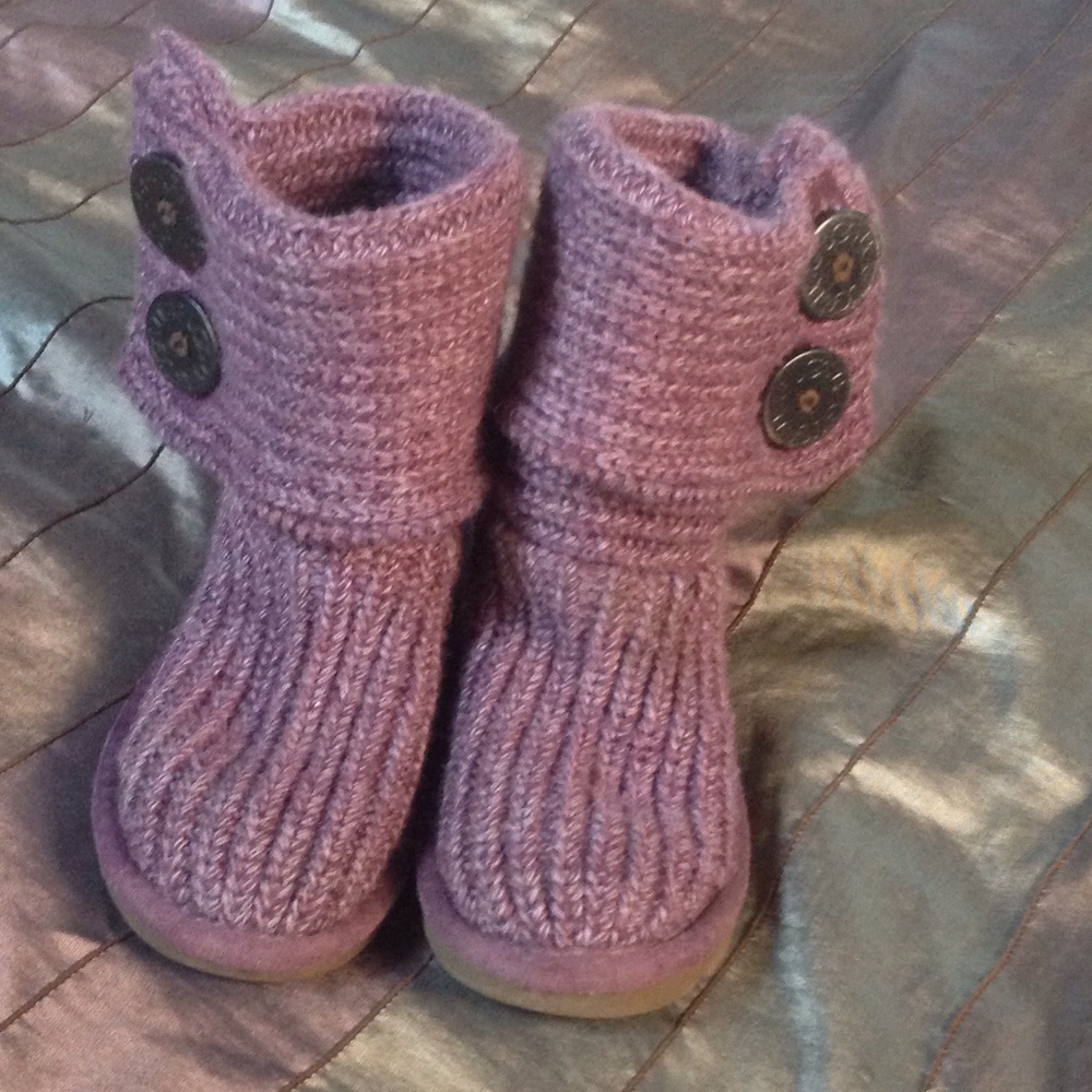 UGG Purple Knit Kids Size 10