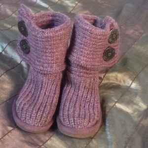 UGG Purple Knit Kids Size 10