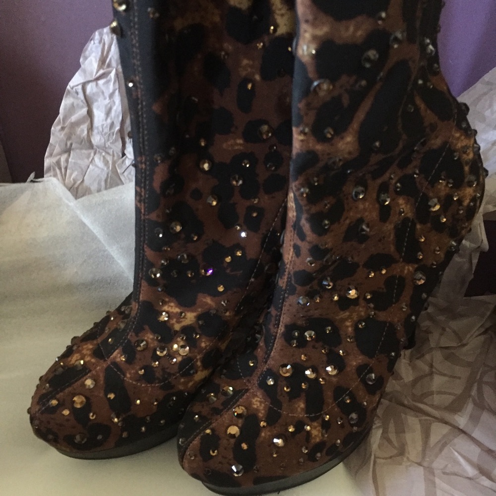 Halston over the knee boots
