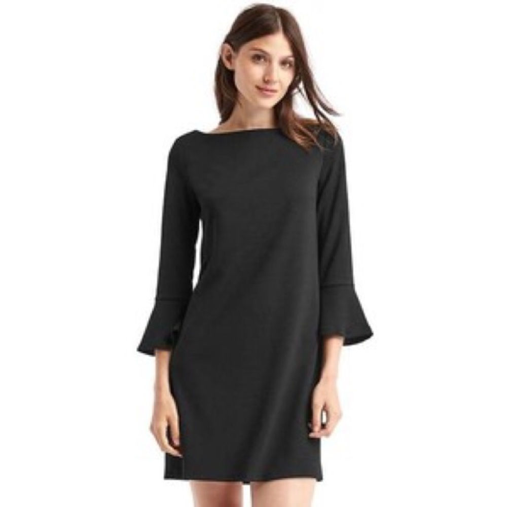 GAP three quarter bell sleeve dress