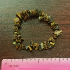 Raw Tigers Eye Crystal Bracelet