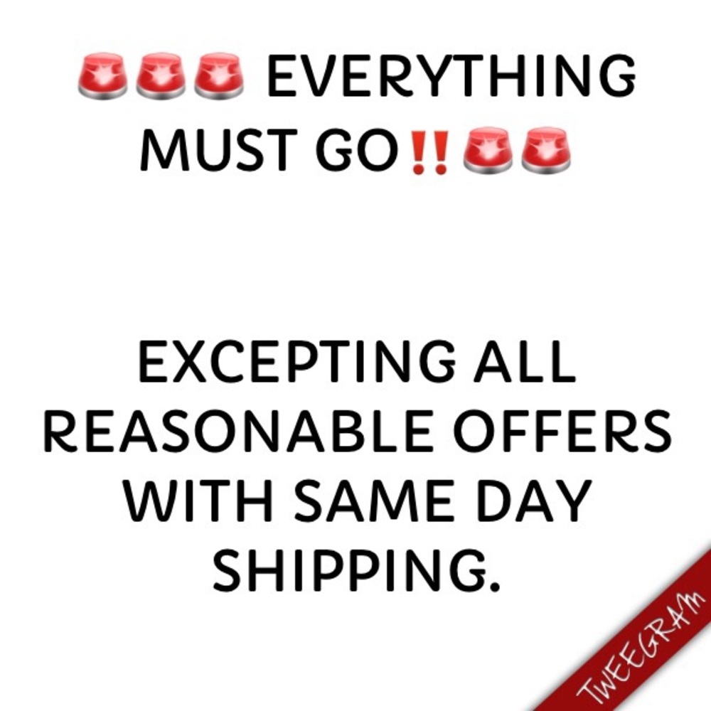 EVERYTHING IN MY CLOSET IS FOR SALE