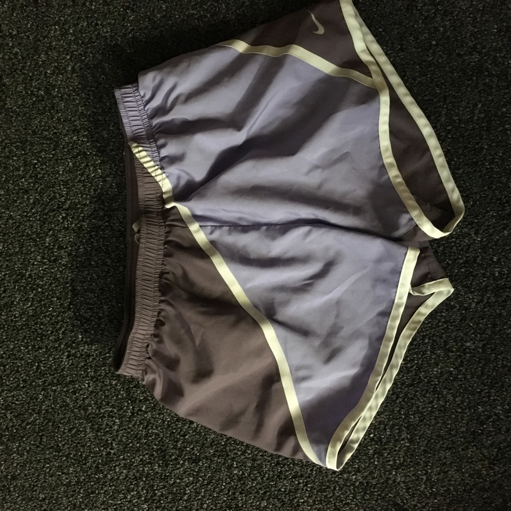 Purple Nike shorts