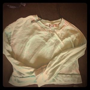 Long sleeve crop top