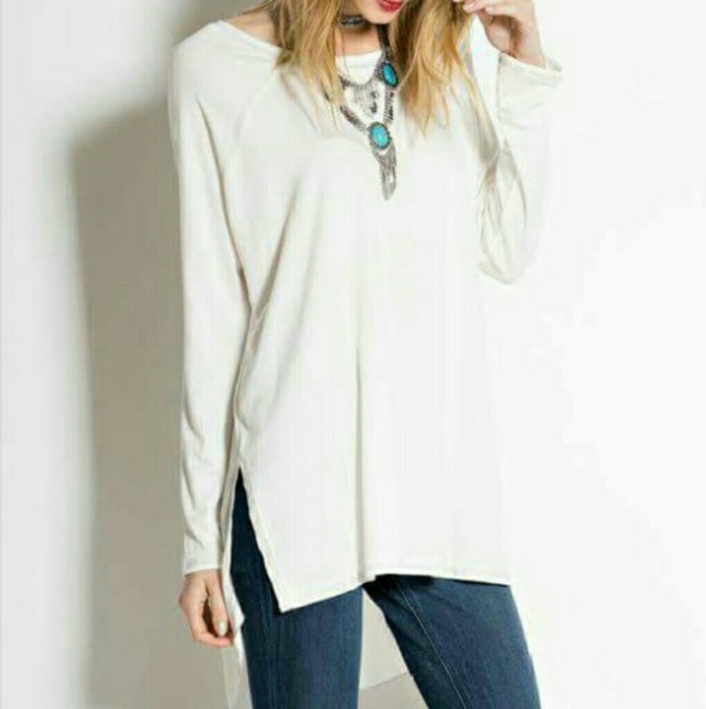 NWT Casual Tunic Top with High Low Hemline by Ease