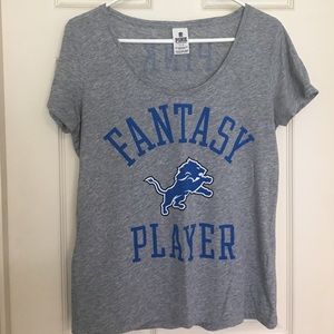 Victoria's Secret PINK Detroit Lions NFL tee Large