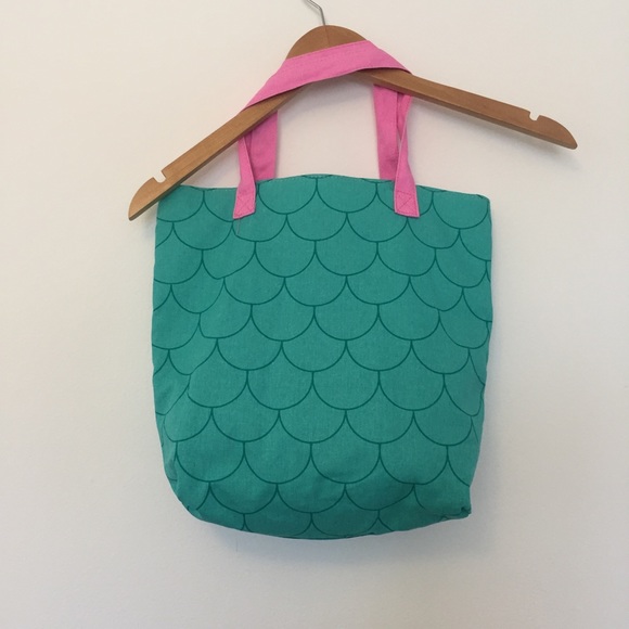 💕LAST ONE - Girls | Let's be Mermaids Tote Bag - Picture 2 of 2