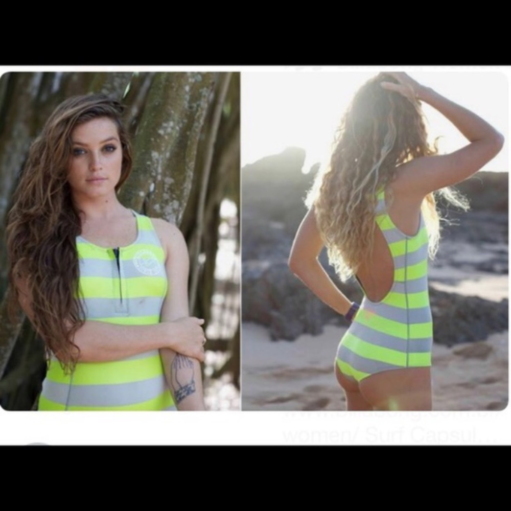 Billabong Capsule 2mm wetsuit cheeky jane striped