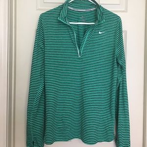 Nike Dri-Fit Running half zip long sleeve Large