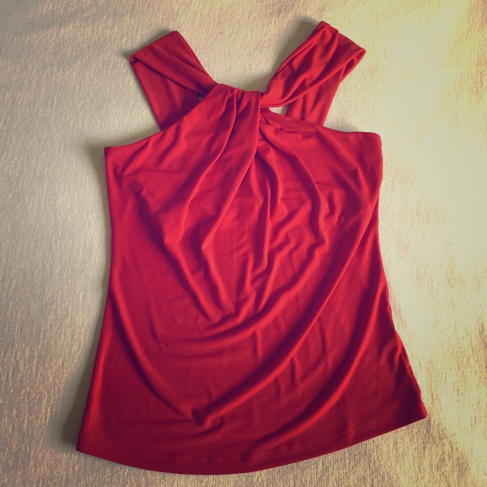 The Limited Twisted Halter Top