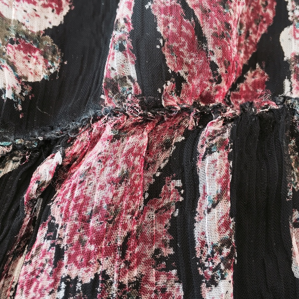SOLD Free People Floral Bohemian Tube Dress - Picture 6 of 8