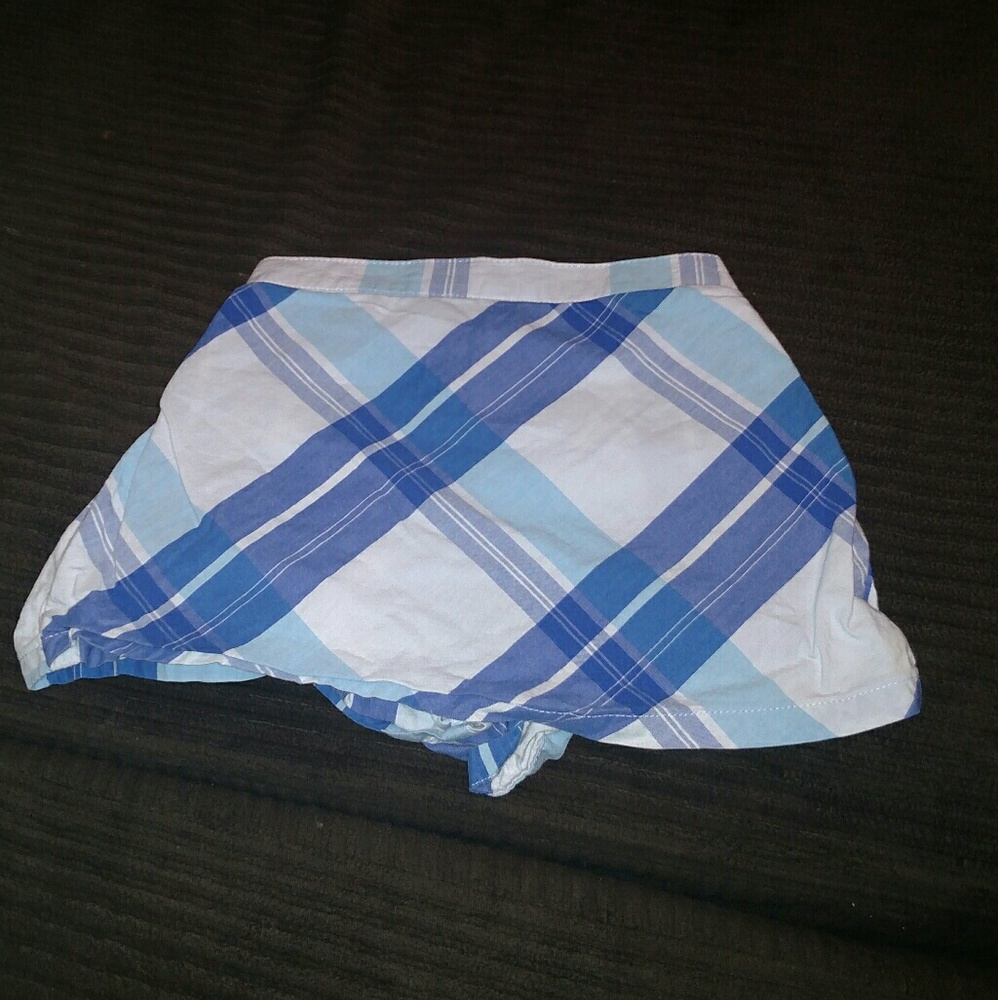Plaid skort