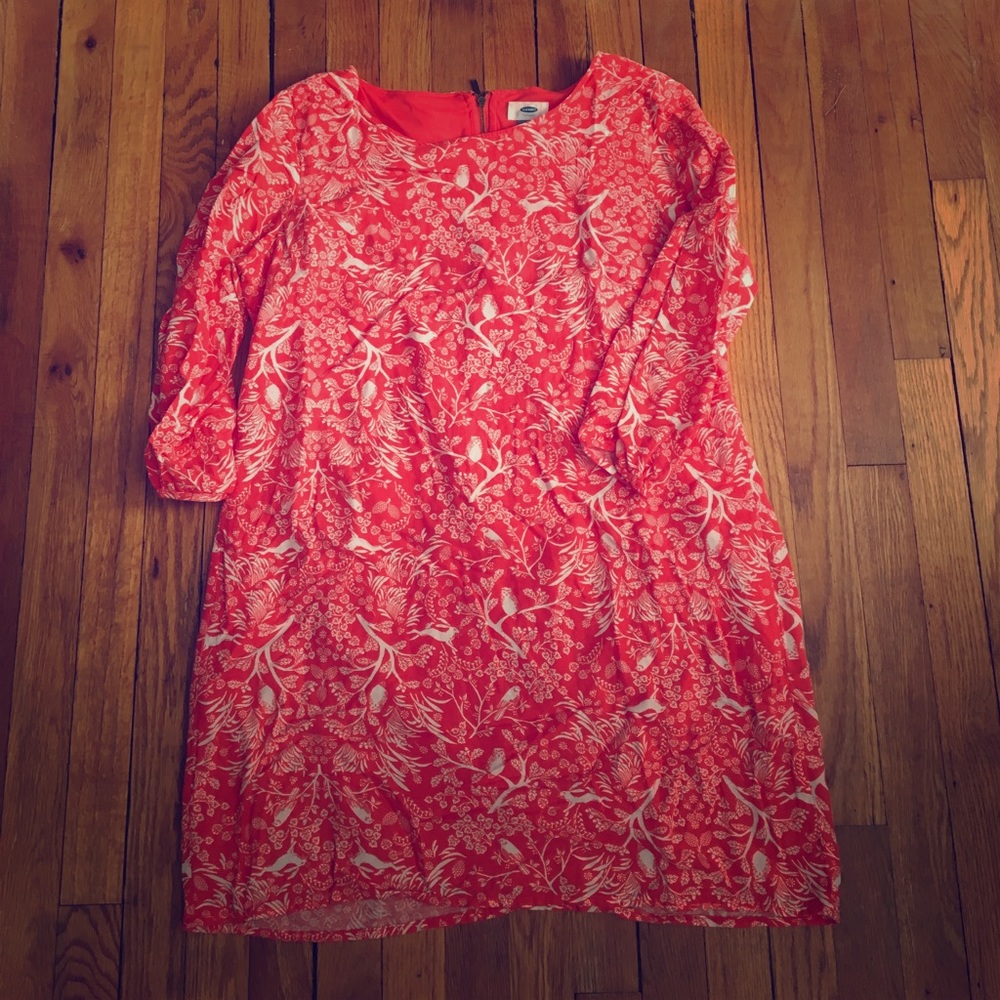 Women's day! Red shift dress
