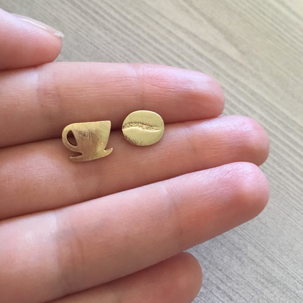 Minimalistic Earrings- gold plated