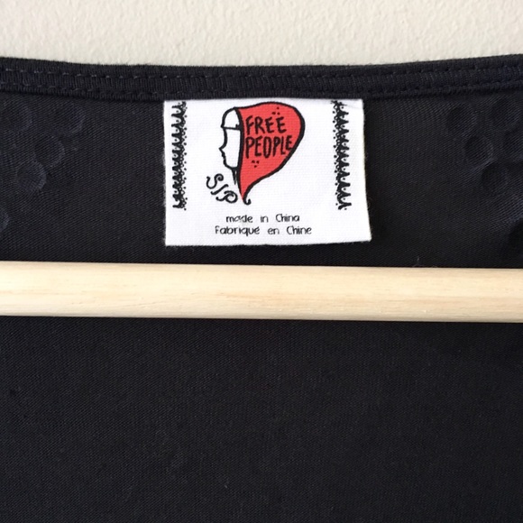 NWOT! Free People Blue and Gold Stud Top - Picture 3 of 5