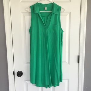 Old Navy sleeveless shirt dress