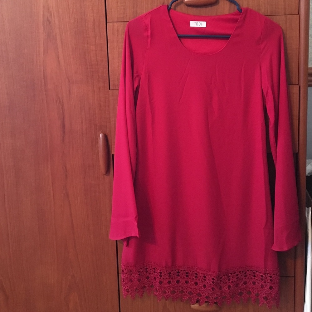Red dress