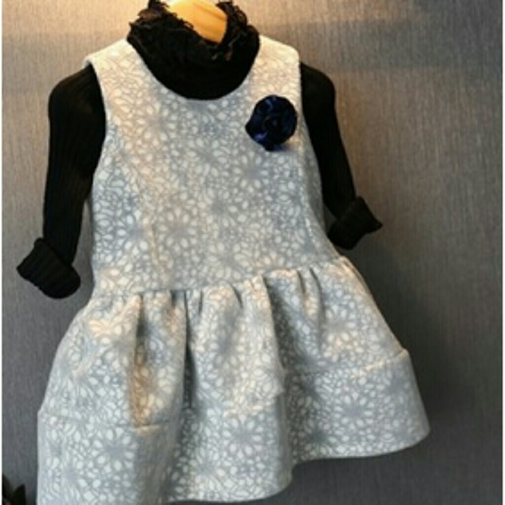 Floral Accent Dress