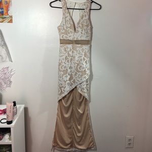 High low lace dress
