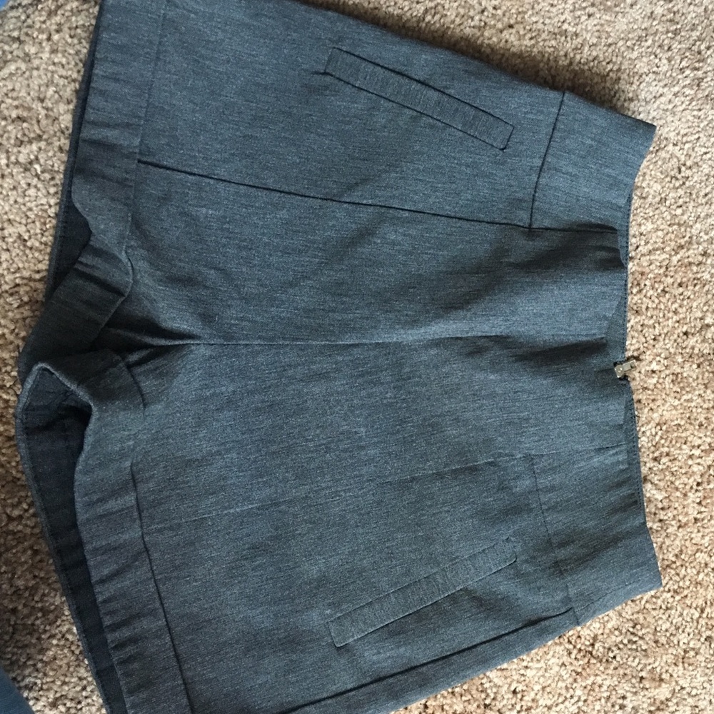 Dark grey shorts!