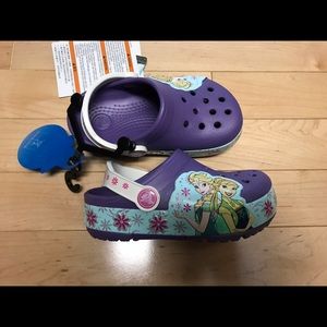 Frozen light up crocs.