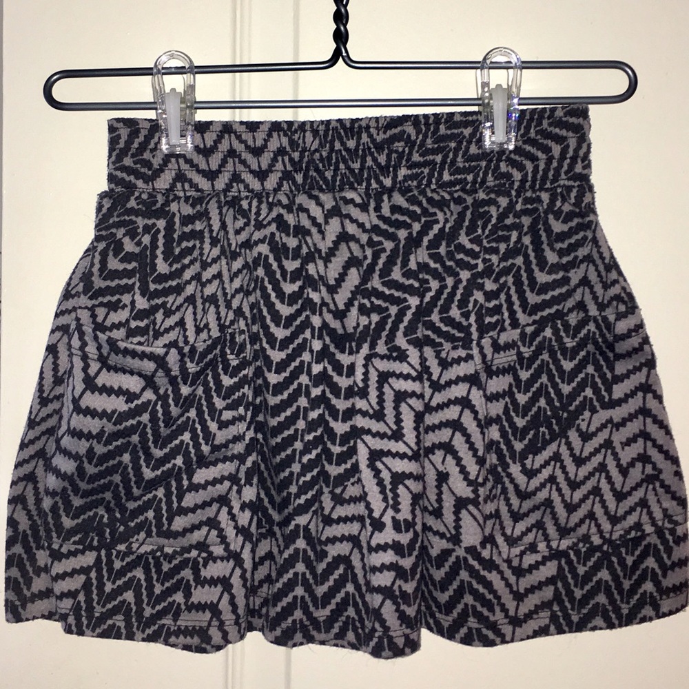 Forever 21 Patterned Miniskirt with front pockets