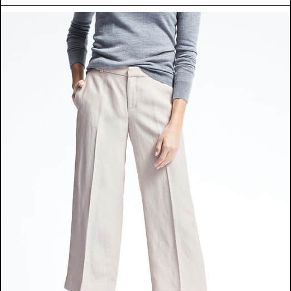 Banana Republic Wide Leg Crop Pant