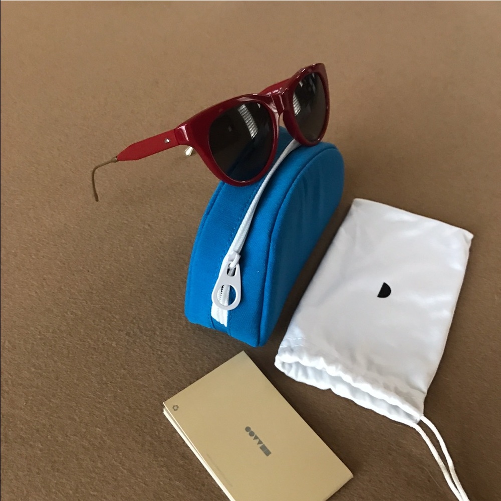 Oliver Peoples Sunglasses Burgundy Authentic - Picture 6 of 6