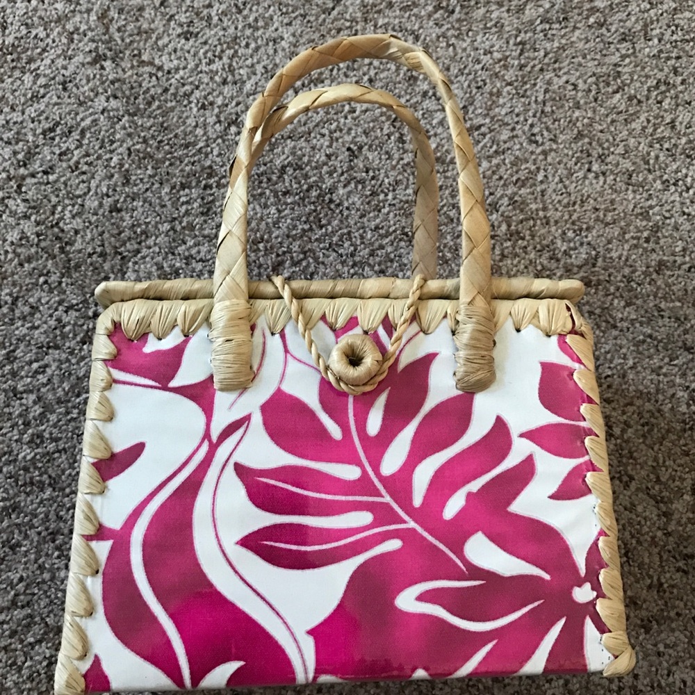 Hawaiian Print Mini Purse