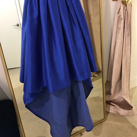Gracia Electric Blue Hi-Lo Formal Dress - Picture 2 of 5